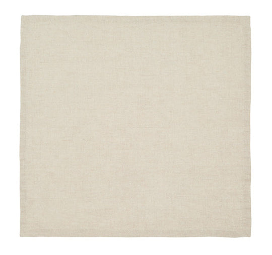 Nimes Linen 45x45cm 4 Piece Napkin Set Natural
