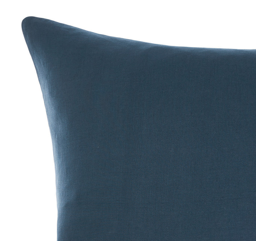 Nimes Linen European Pillowcase Navy