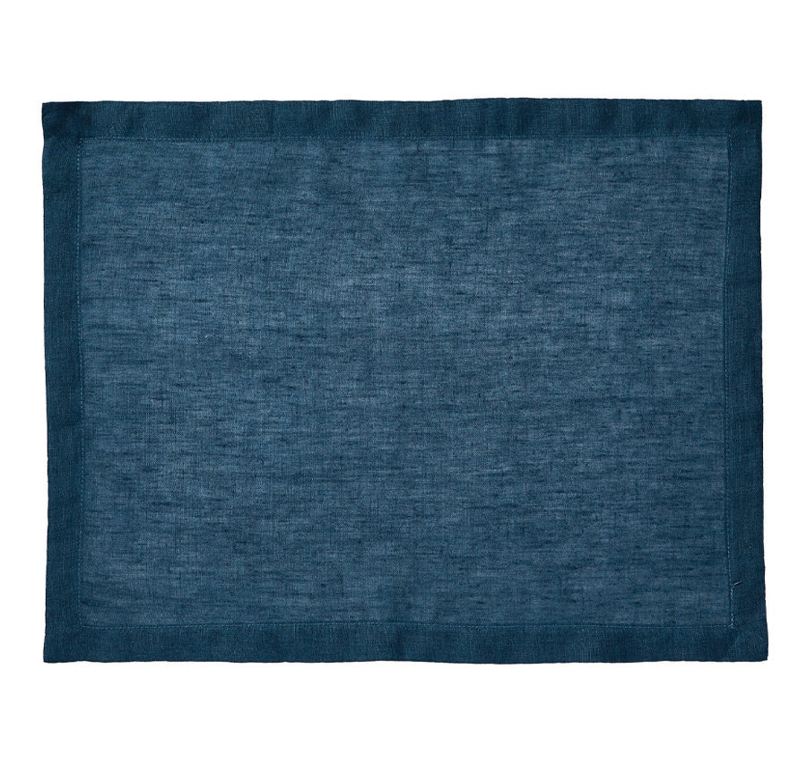 Nimes Linen Placemat Navy