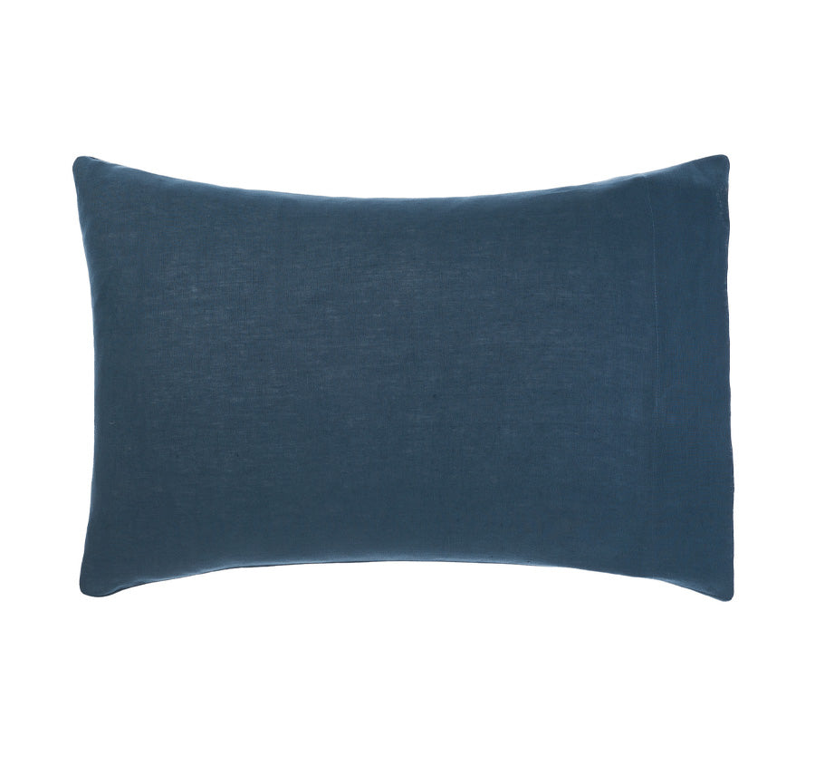 Nimes Linen Standard Pillowcase Navy