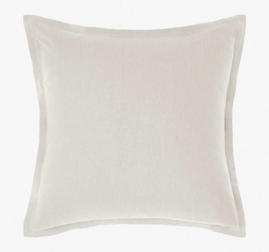 Nimes Linen 48x48cm Filled Cushion Pale Grey