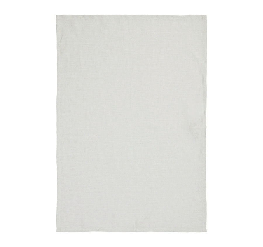 Nimes Linen Tea Towel Pale Grey