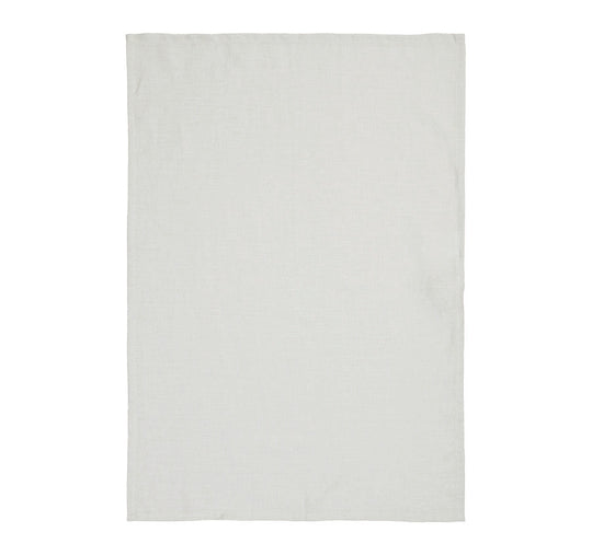 Nimes Linen Tea Towel Pale Grey