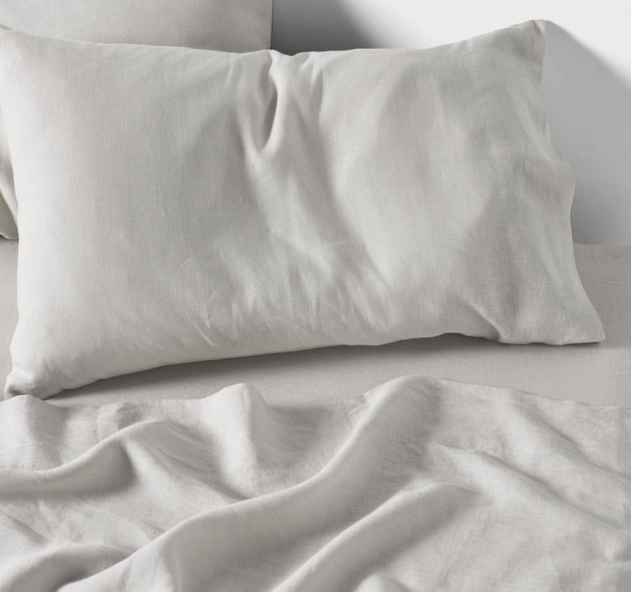 Nimes Linen Mega Sheet Set Range Pale Grey