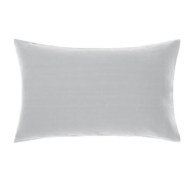 Nimes Linen Standard Pillowcase Pale Grey