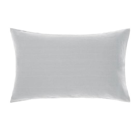 Nimes Linen Standard Pillowcase Pale Grey