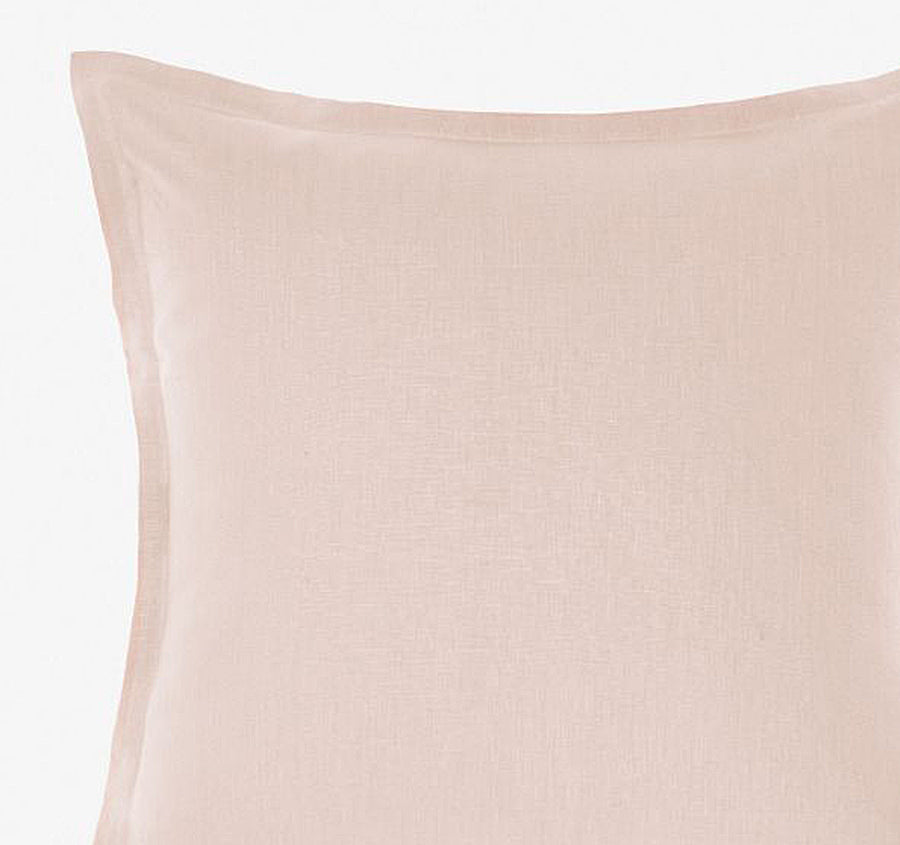 Nimes Linen 48x48cm Filled Cushion Rose Pink