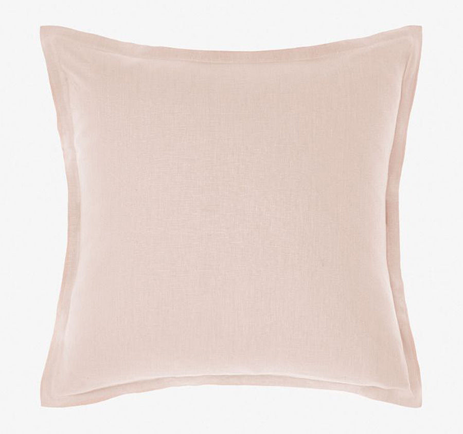 Nimes Linen 48x48cm Filled Cushion Rose Pink