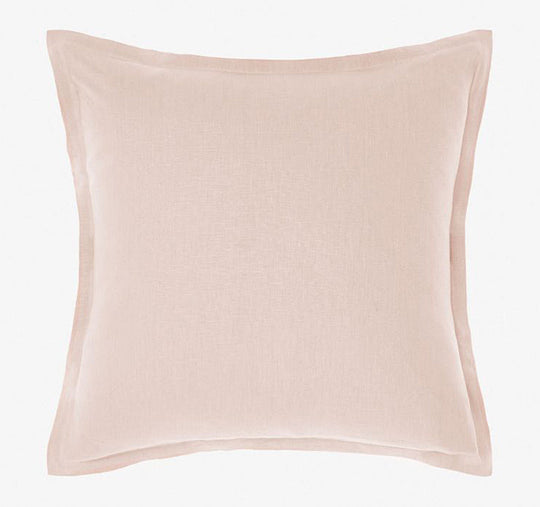 Nimes Linen 48x48cm Filled Cushion Rose Pink