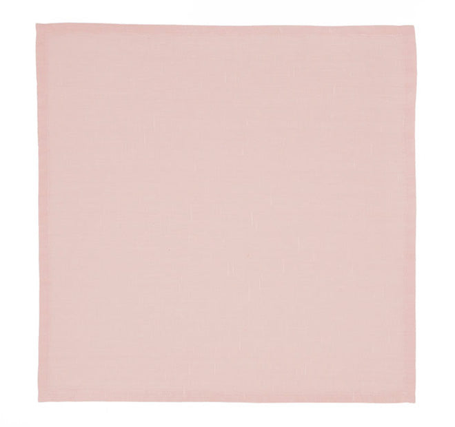 Nimes Linen 45x45cm 4 Piece Napkin Set Rose Pink