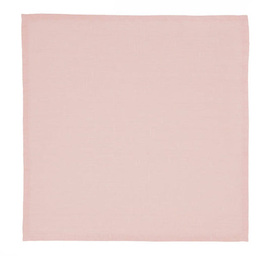 Nimes Linen 45x45cm 4 Piece Napkin Set Rose Pink