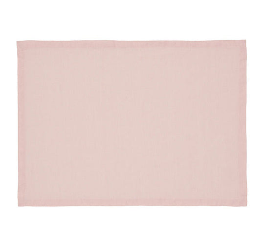 Nimes Linen Placemat Rose Pink