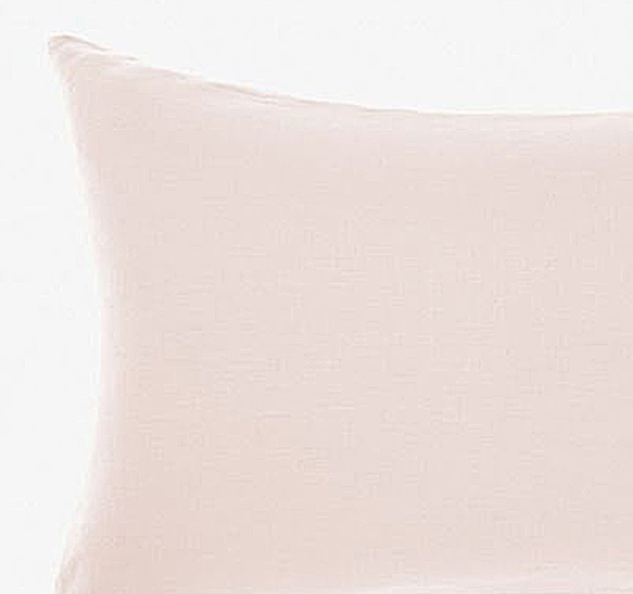 Nimes Linen Standard Pillowcase Rose Pink