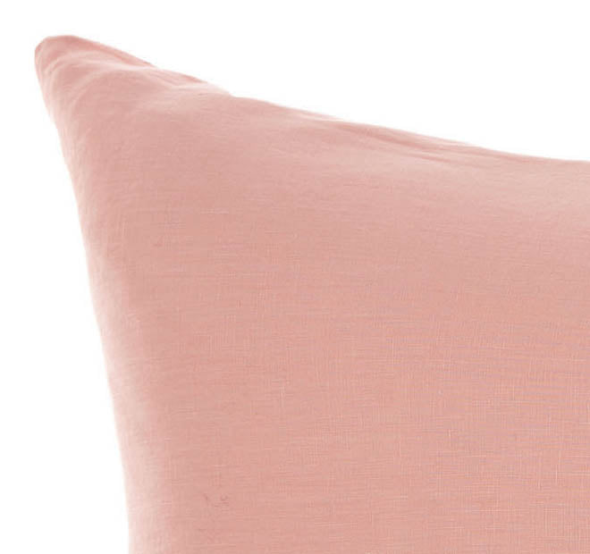 Nimes Linen Standard Pillowcase Rosette
