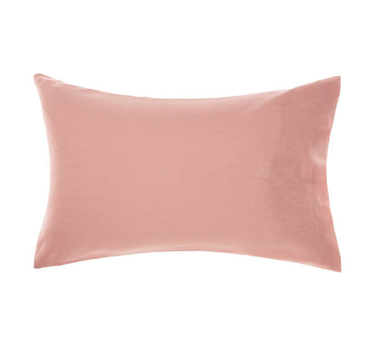 Nimes Linen Standard Pillowcase Rosette