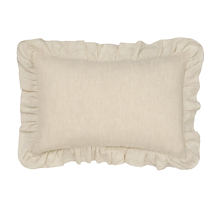 Nimes Linen 40x60cm Filled Cushion Natural