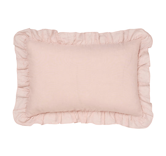 Nimes Linen 40x60cm Filled Cushion Rose Pink