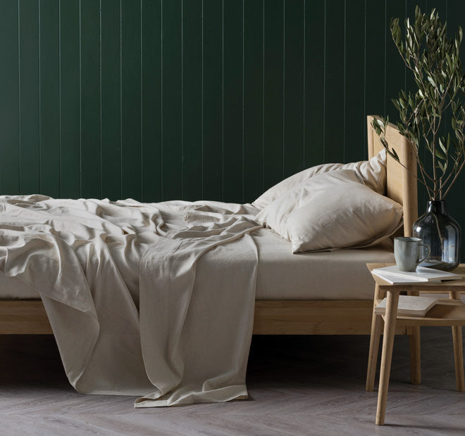 Nimes Linen Sheet Set Range Natural