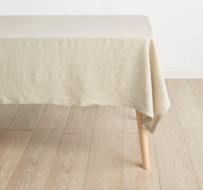 Nimes Linen Tablecloth Range Natural