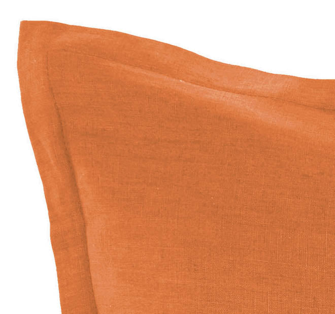 Nimes Linen 48x48cm Filled Cushion Terracotta