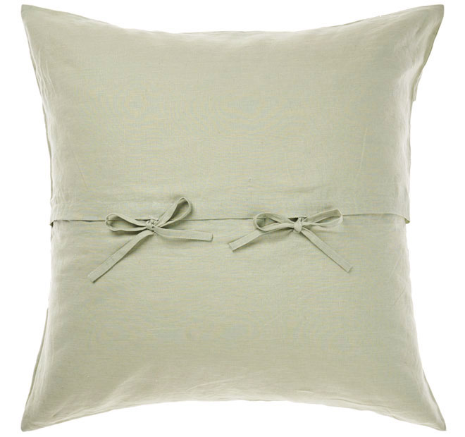 Nimes Linen European Pillowcase Wasabi