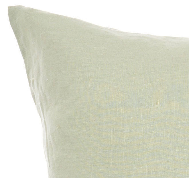 Nimes Linen European Pillowcase Wasabi