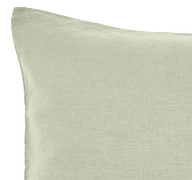 Nimes Linen Quilt Cover Set Range Wasabi