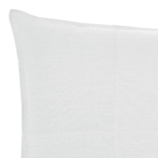 Nimes Linen Standard Pillowsham Pair White