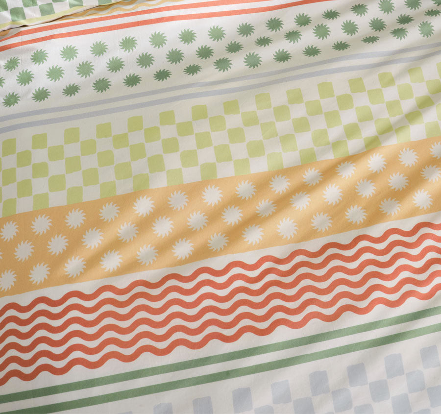 Noto Quilt Cover Set Range Multi