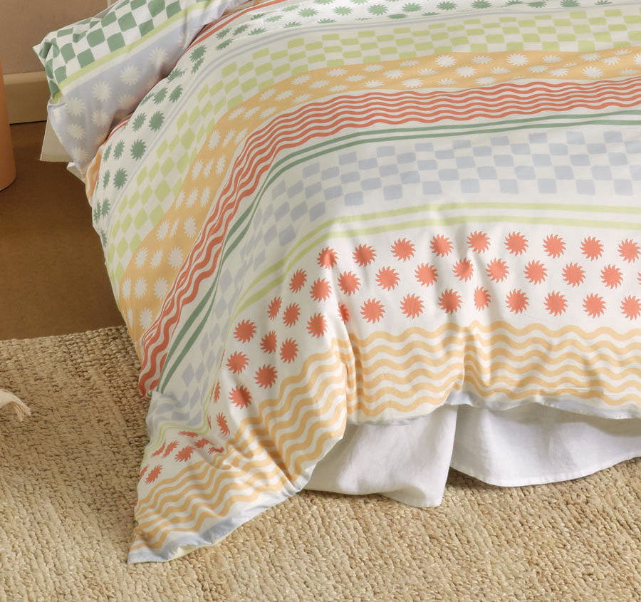 Noto Quilt Cover Set Range Multi