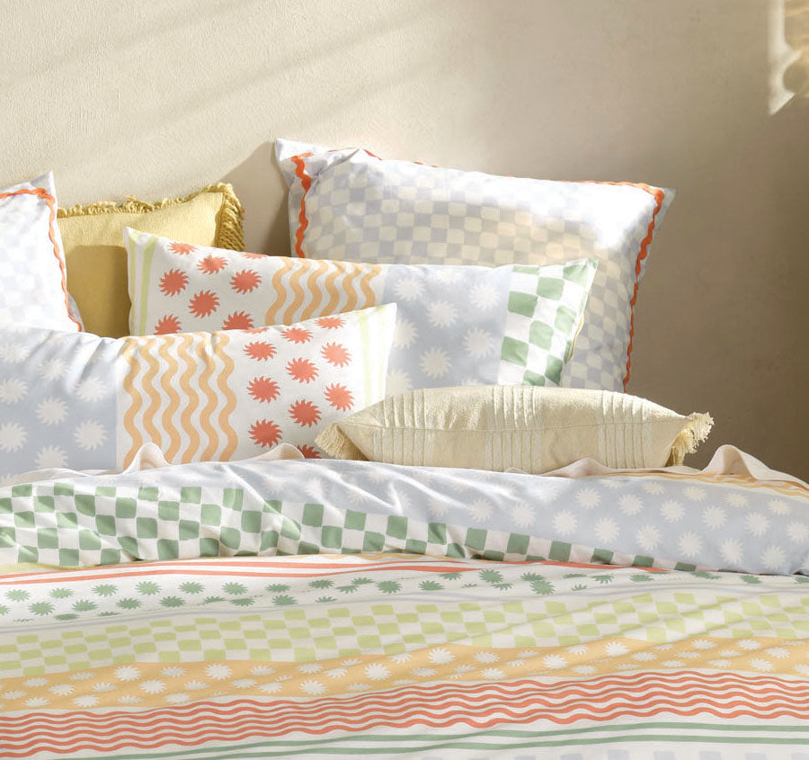 Noto Quilt Cover Set Range Multi