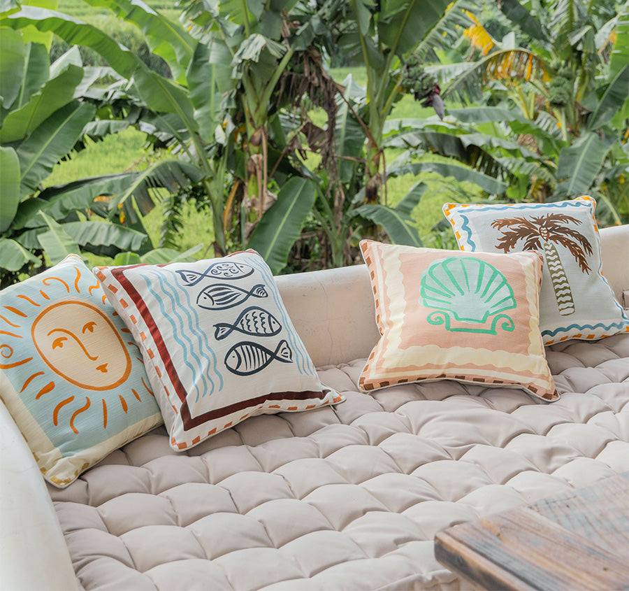 Oceana 48x48cm Filled Cushion Palm