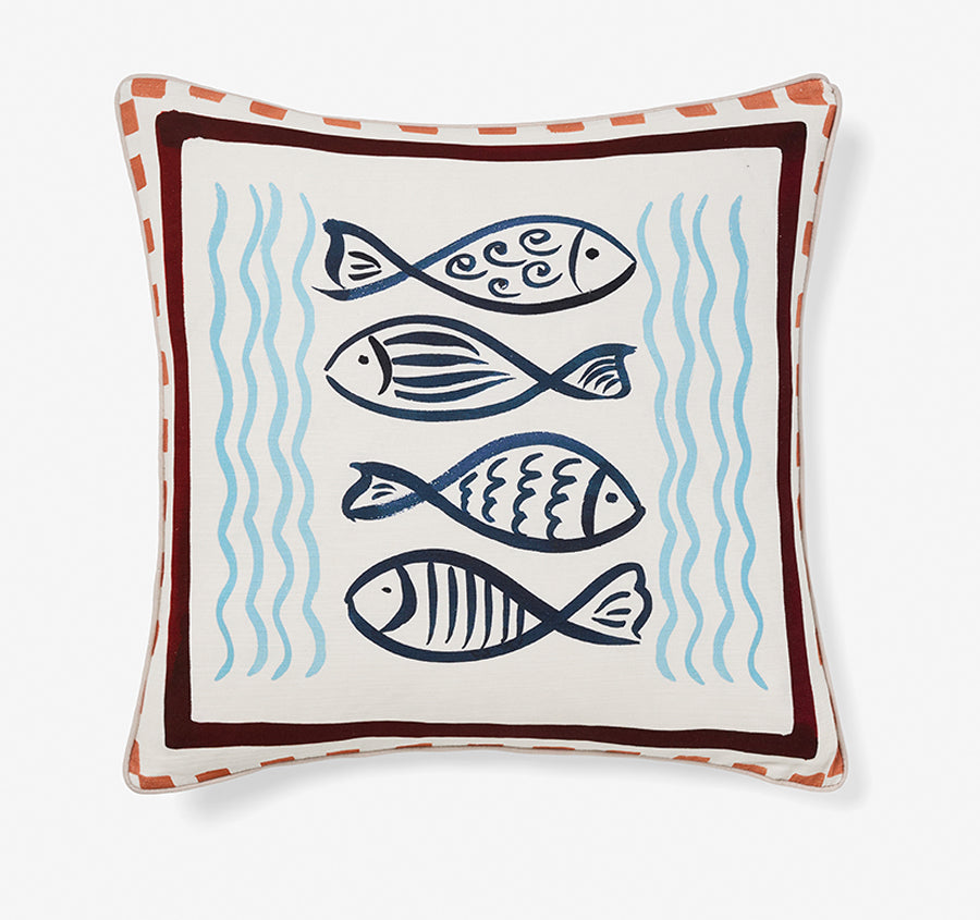 Oceana 48x48cm Filled Cushion Fish
