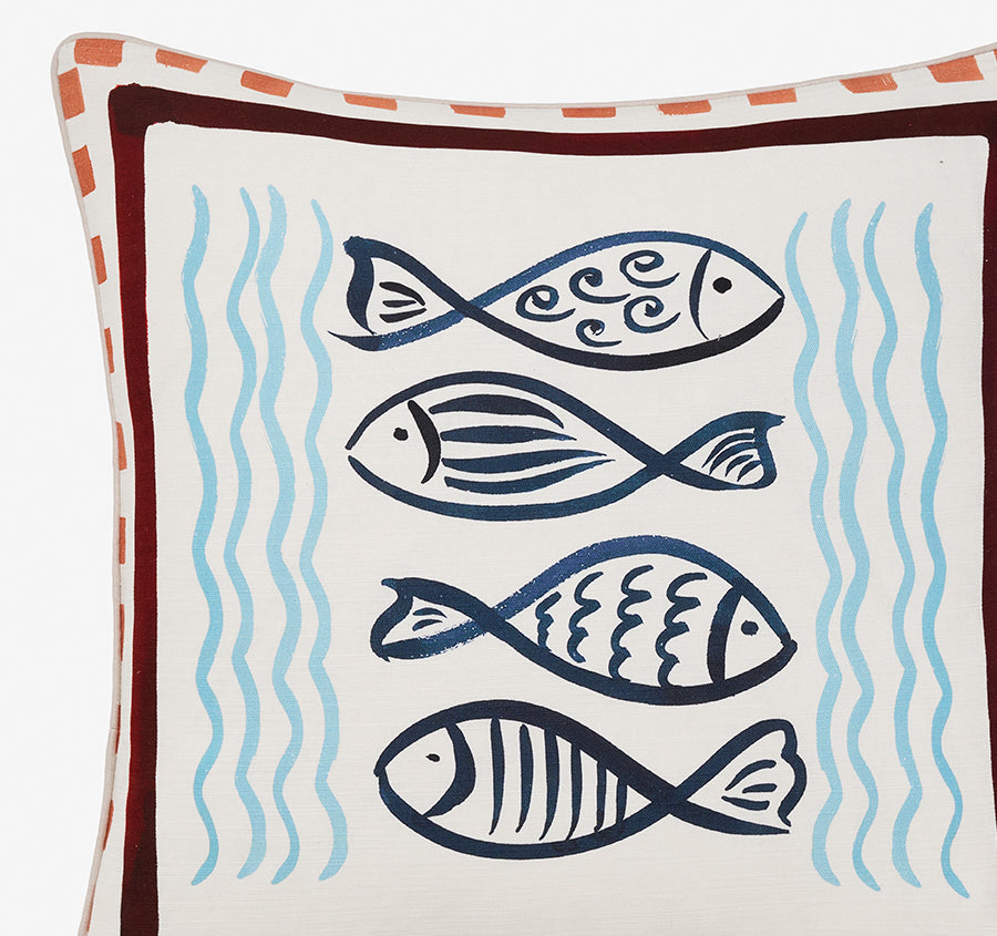 Oceana 48x48cm Filled Cushion Fish