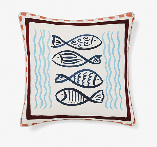 Oceana 48x48cm Filled Cushion Fish