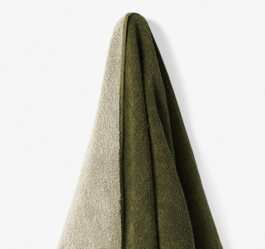 Otway 550GSM Cotton Bath Towel Range Olive