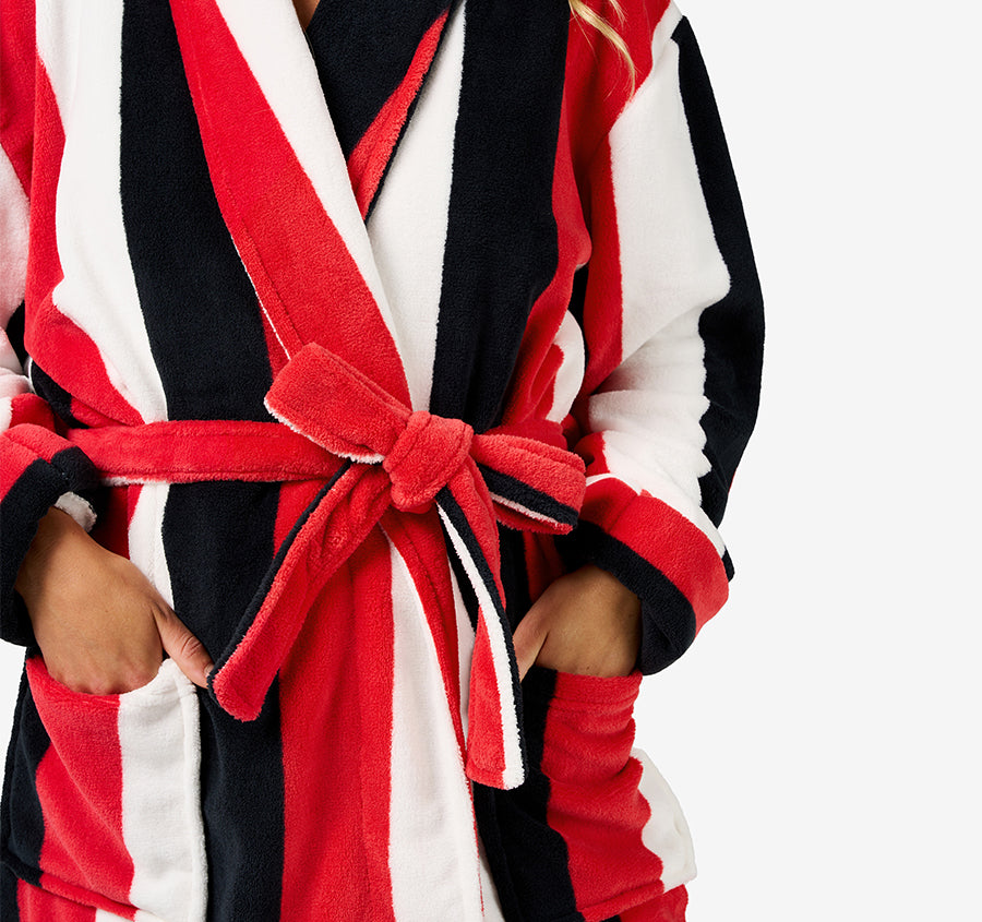 Palazzo Bathrobe Range Scarlet