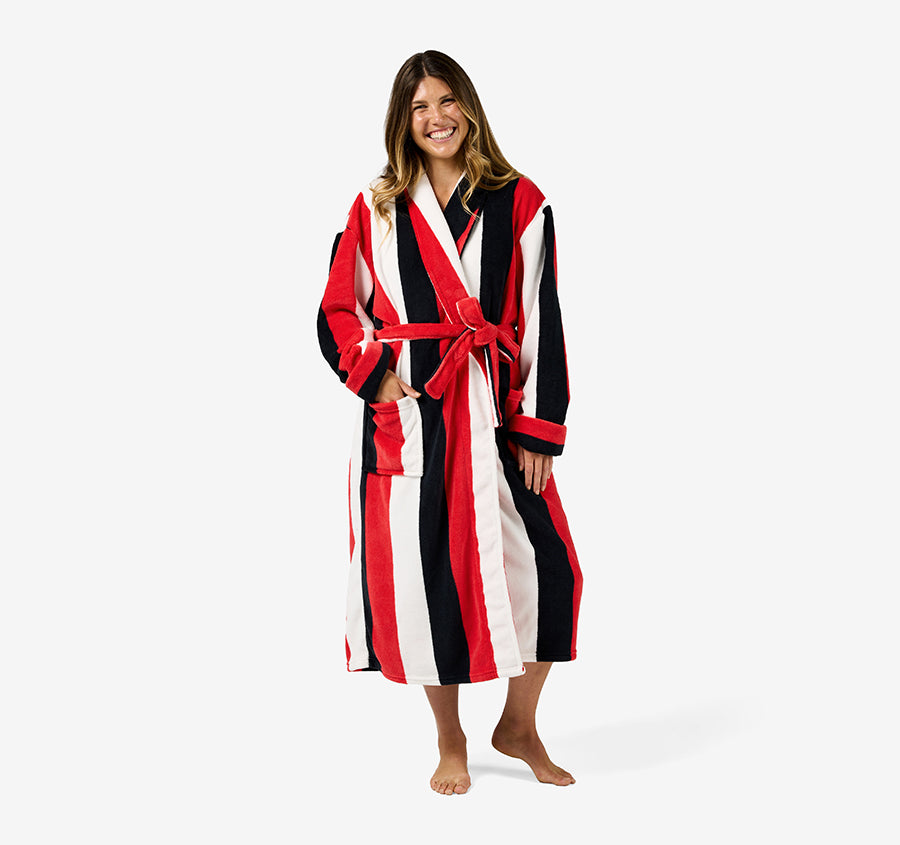 Palazzo Bathrobe Range Scarlet