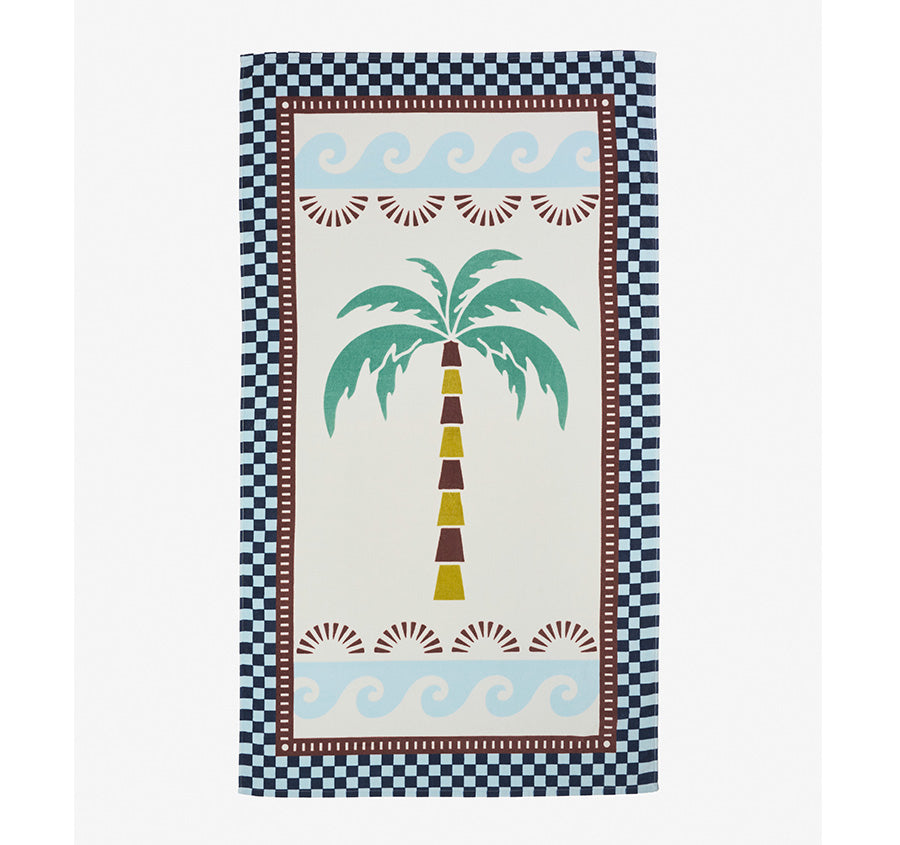 Palm Tree 95x175cm Beach Towel Multi