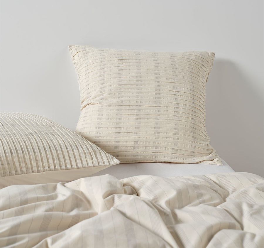 Pambula European Pillowcase Vanilla