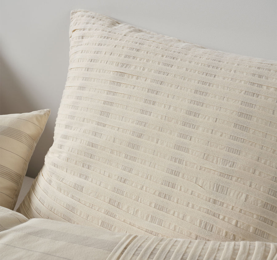 Pambula European Pillowcase Vanilla
