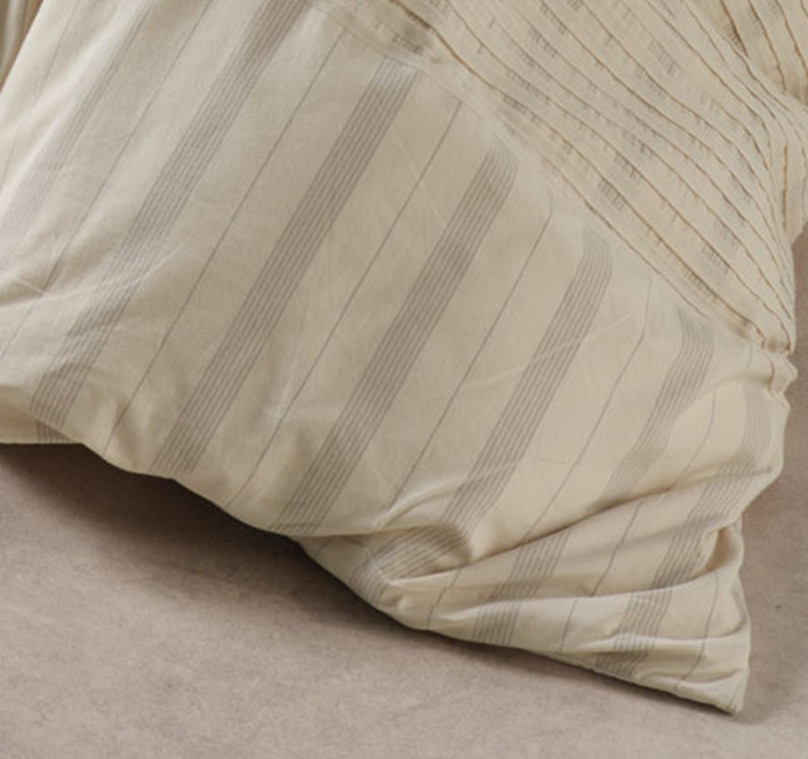 Pambula Quilt Cover Set Range Vanilla