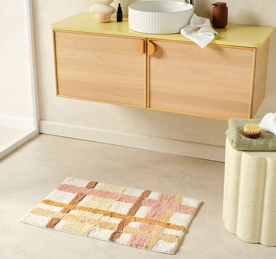 Picnic 50x80cm Bath Mat Biscuit