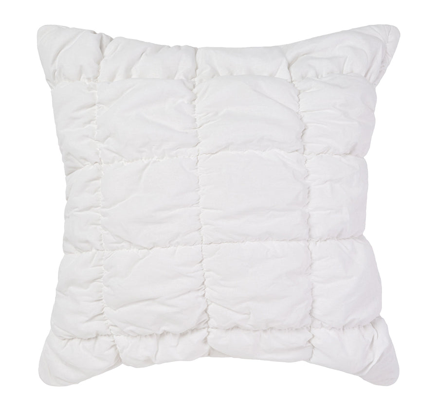 Piper European Pillowcase White