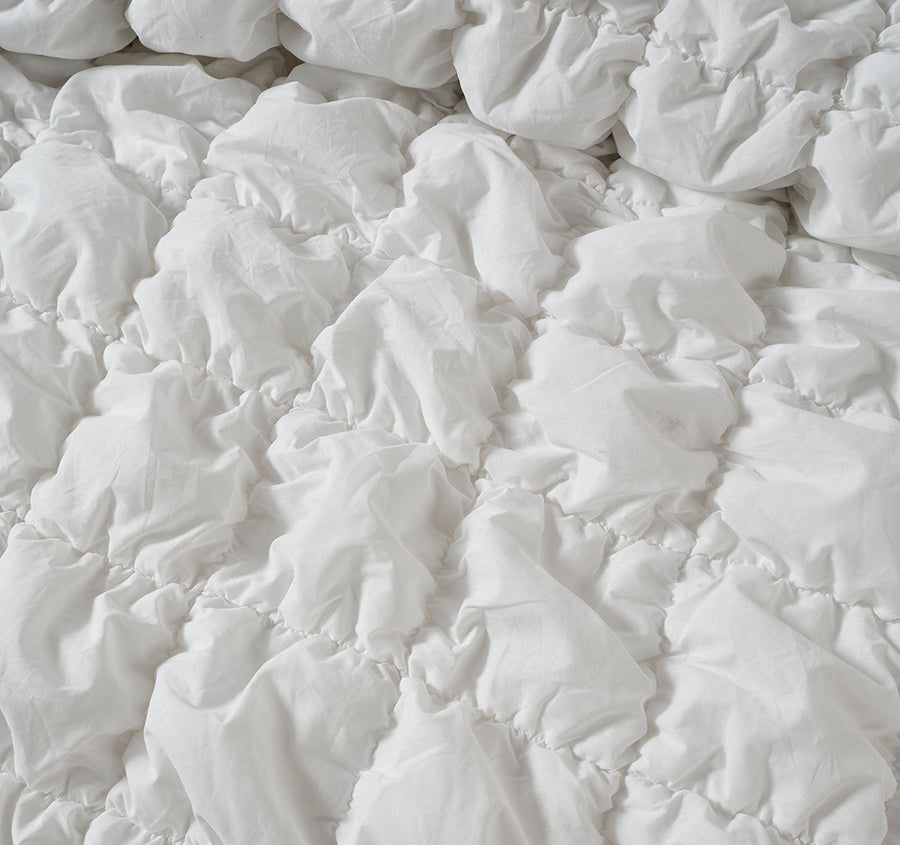 Piper Quilt Cover Set Range White