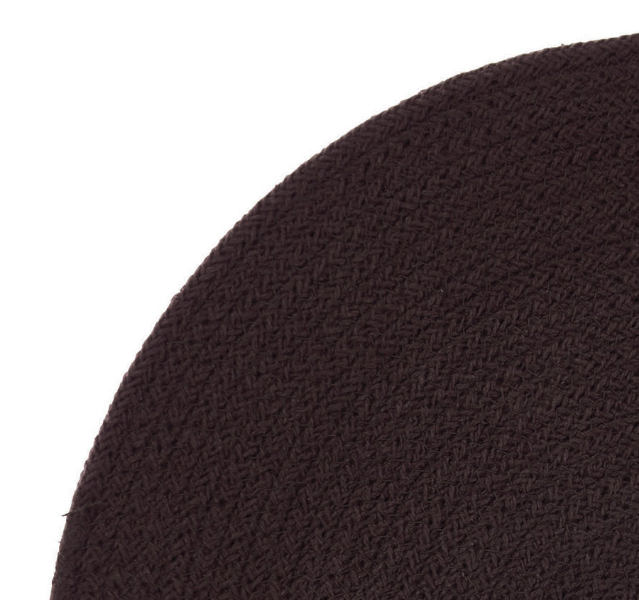 Plait 38cm Round Placemat Espresso