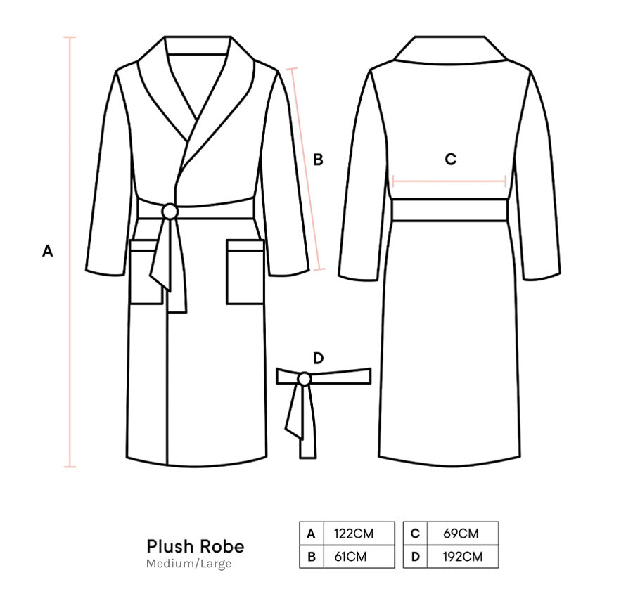 Palazzo Range Bathrobe Plum