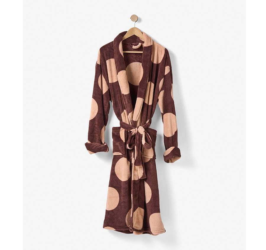 Pluto Bathrobe Range Chocolate