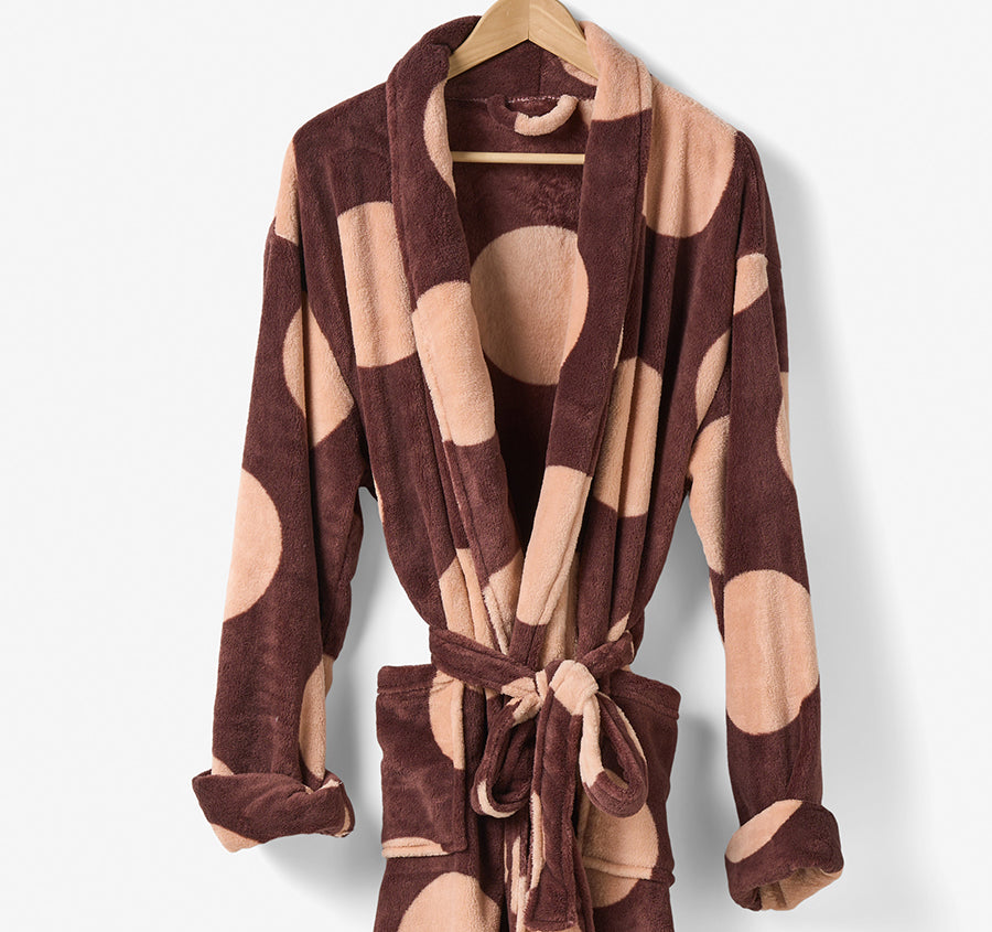 Pluto Bathrobe Range Chocolate