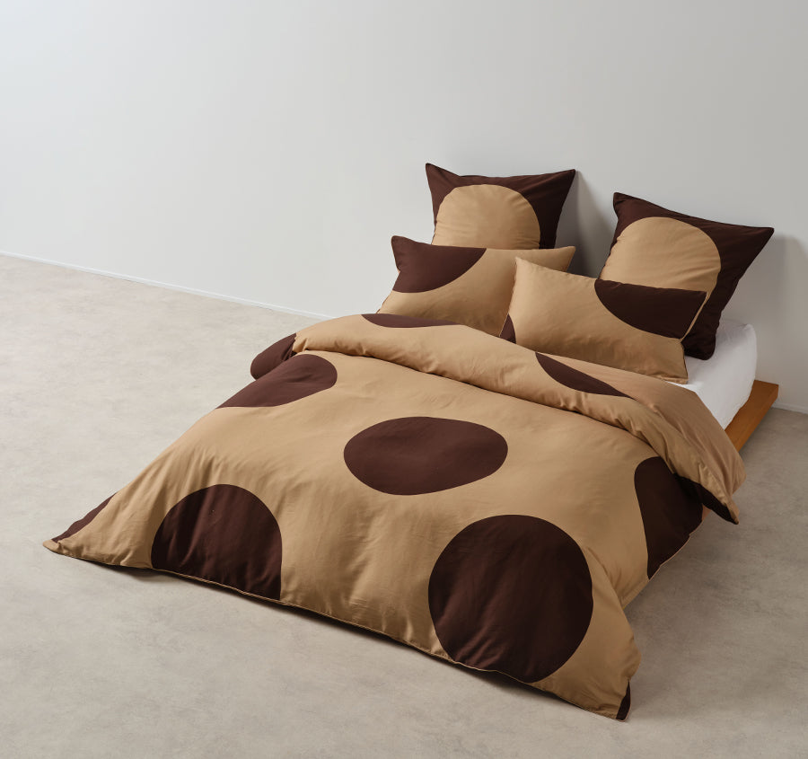 Pluto Quilt Cover Set Range Clay
